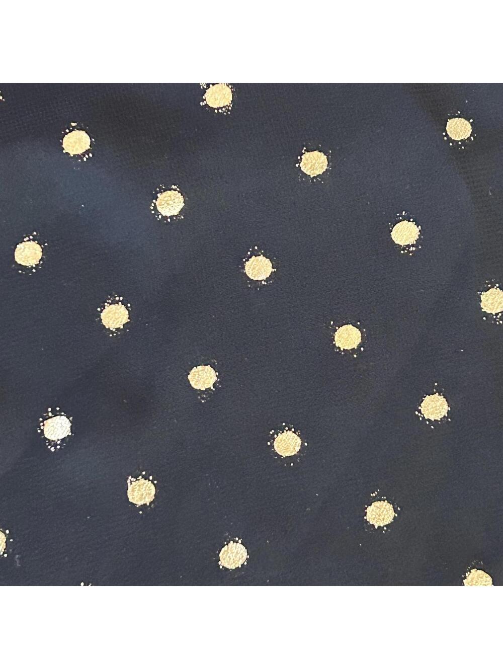 The Limited Y2K Black Gold Polka Dot Camisole Boho Tank Top Small Officecore - Picture 3 of 5